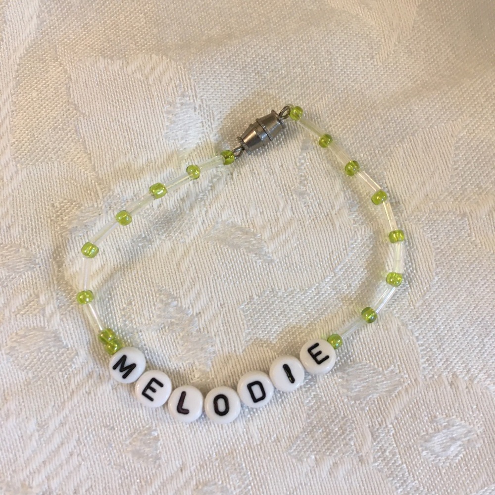 MELODIE 6 1/2” personalized bracelet-NEW